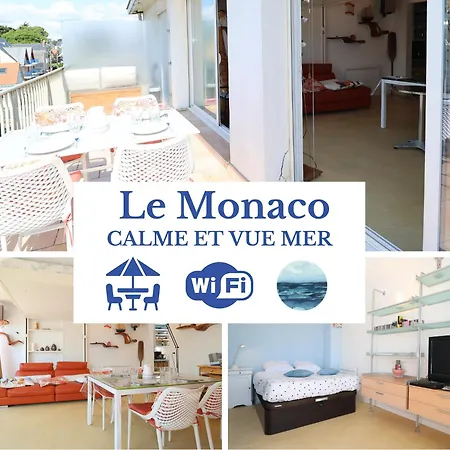 Le Monaco By Tah, Mer, Terrasse, Wifi *